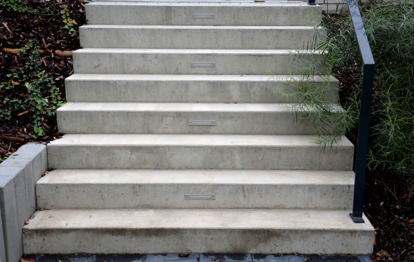 Poured Step Installation in Walnut Creek