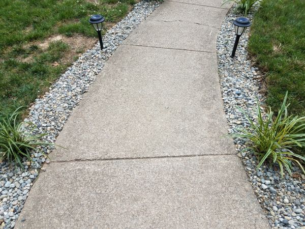 Cement Path Construction in Walnut Creek