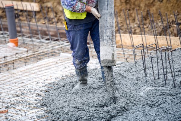 Cabin Foundation Pouring in Walnut Creek
