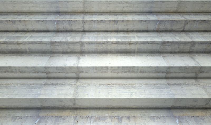 Cement Steps Construction